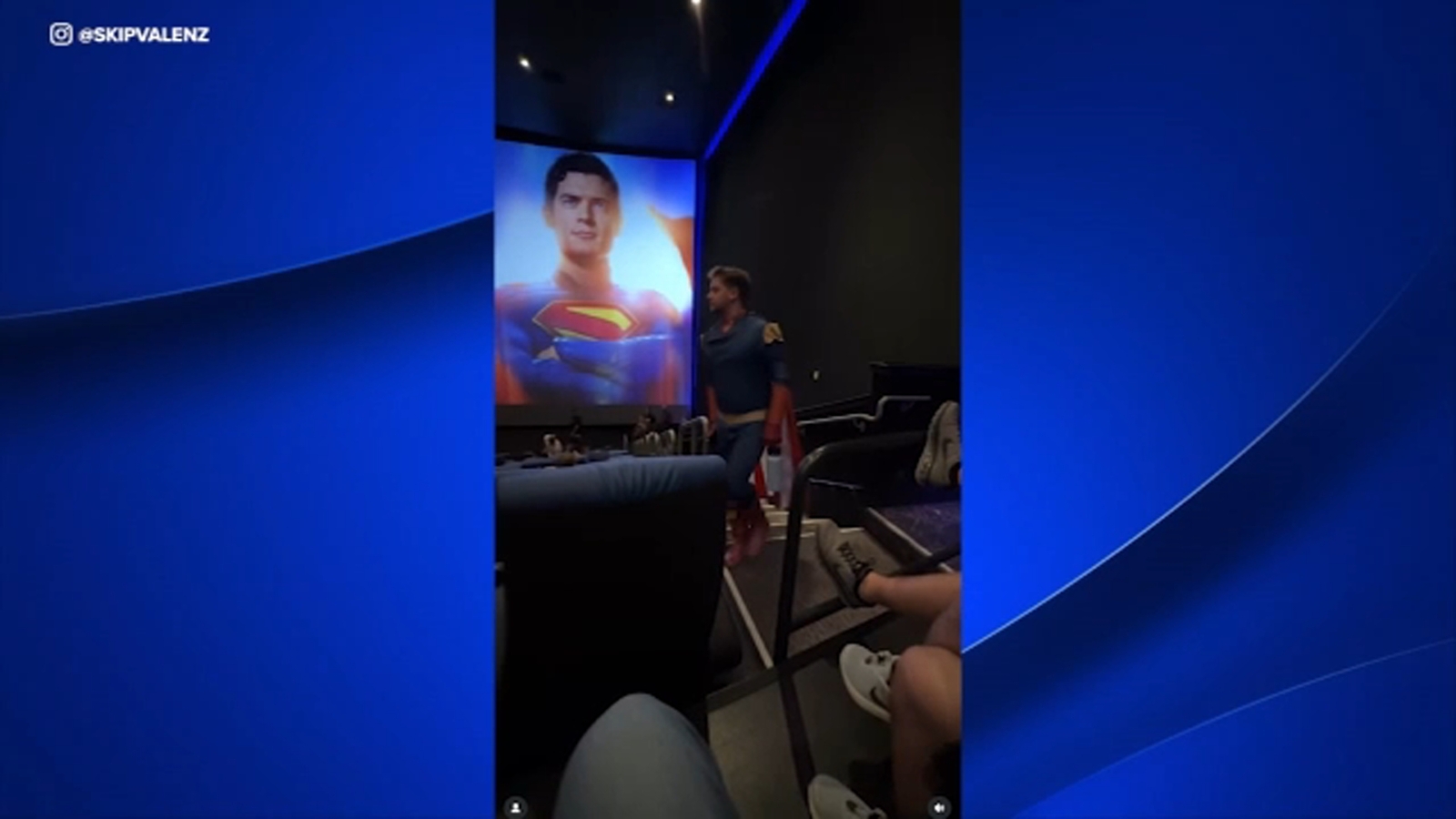 Man goes viral for 'Homelander' cosplay at Fresno Superman screening