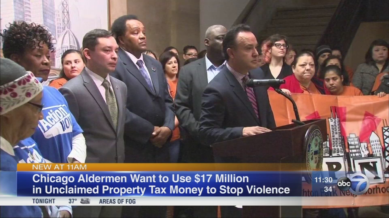 Aldermen want $17M in tax rebate money to fight violence