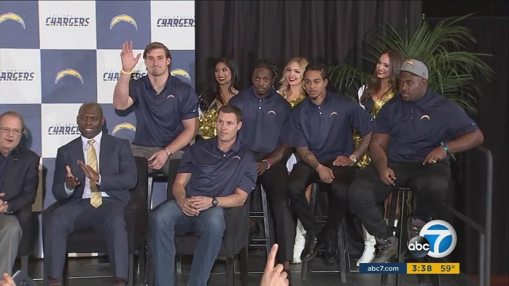 LA Chargers welcomed to new home