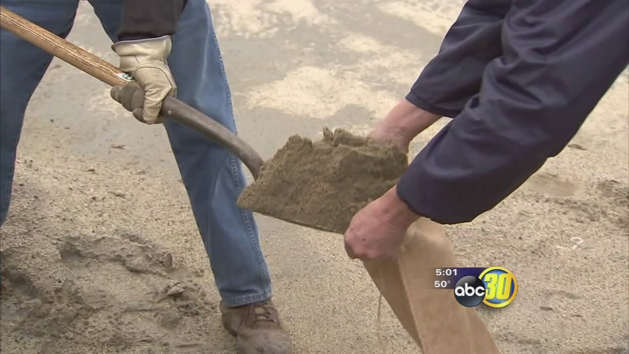 Clovis Unified crews made sure schools are prepared for the coming storm