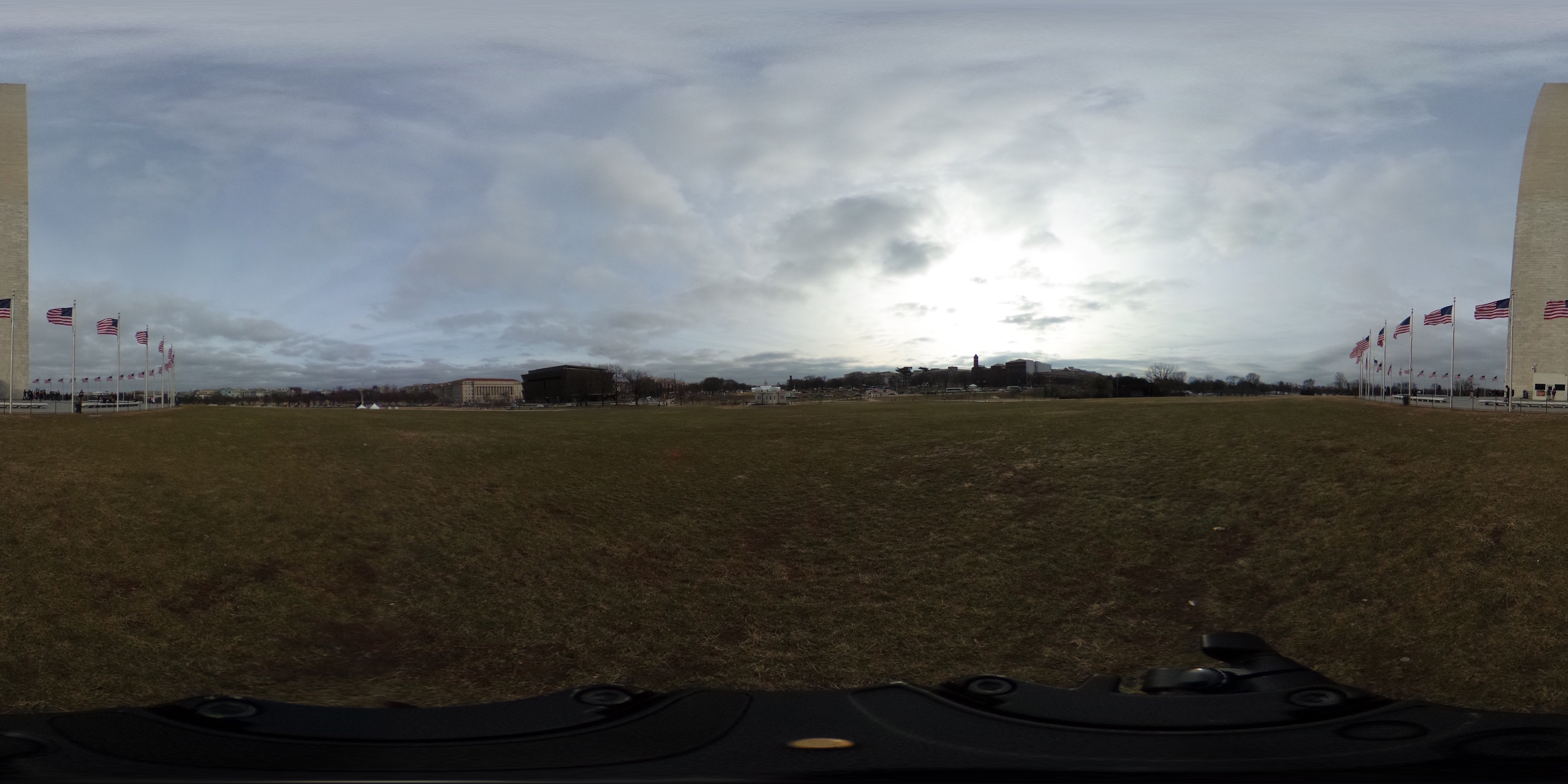 360 image of the Washington Memorial prior to the 2017 inaguration. 