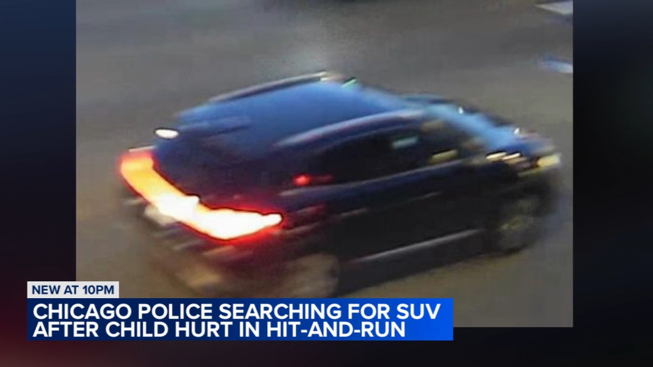 Chicago police searching for driver after 7-year-old pedestrian