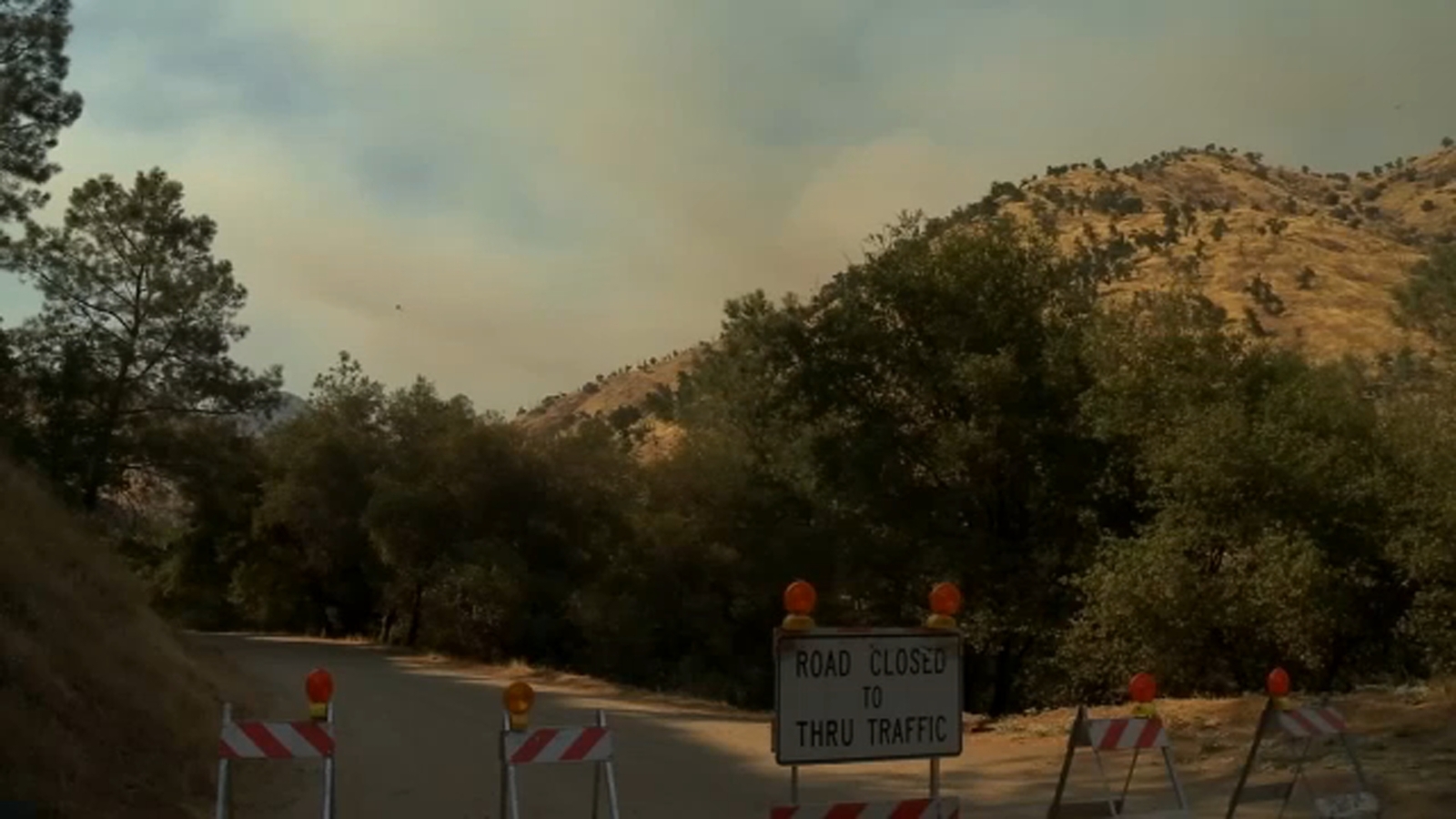 Max Fire in Fresno County at 300 acres with 5% containment