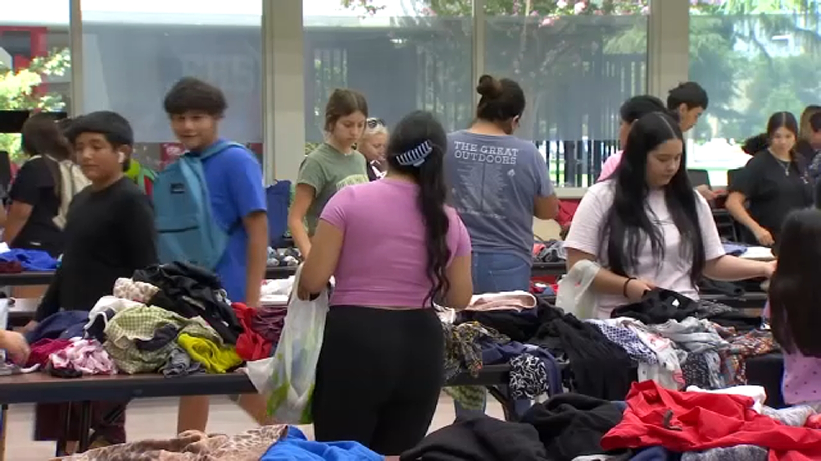 Clothing giveaway held in Fowler for community