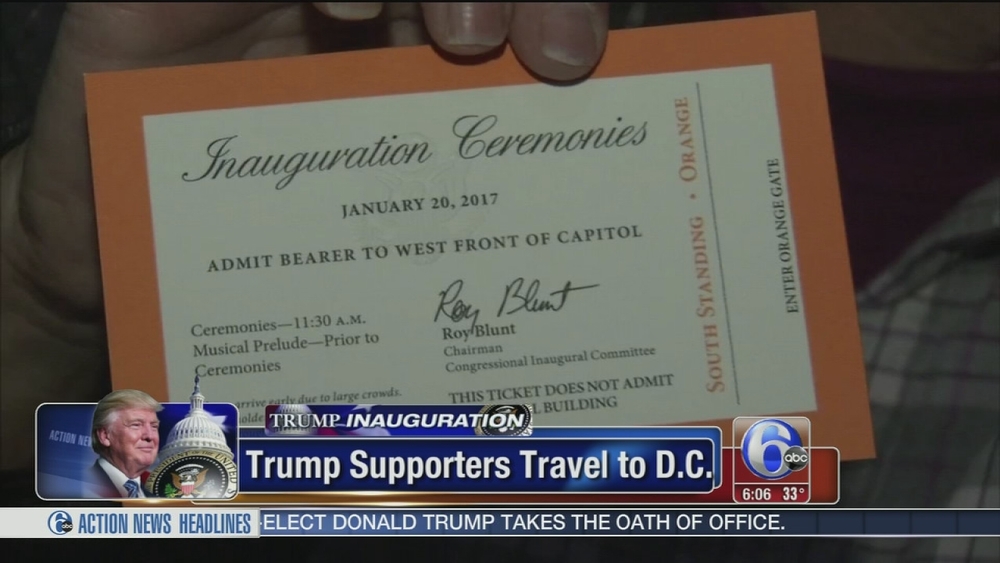 Thousands travel to Inauguration ceremony