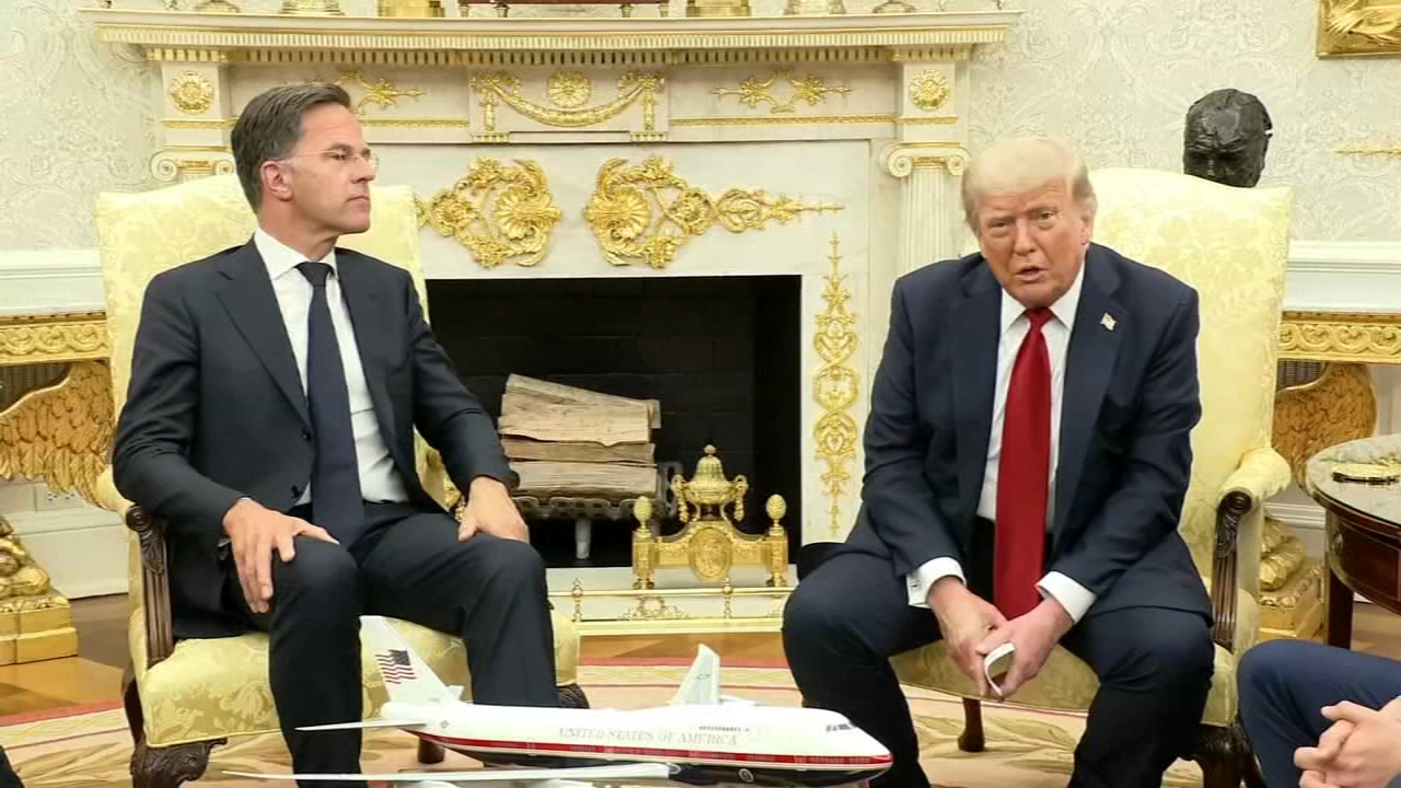 Trump meets with NATO secretary-general as plan takes shape for Ukraine weapons sales
