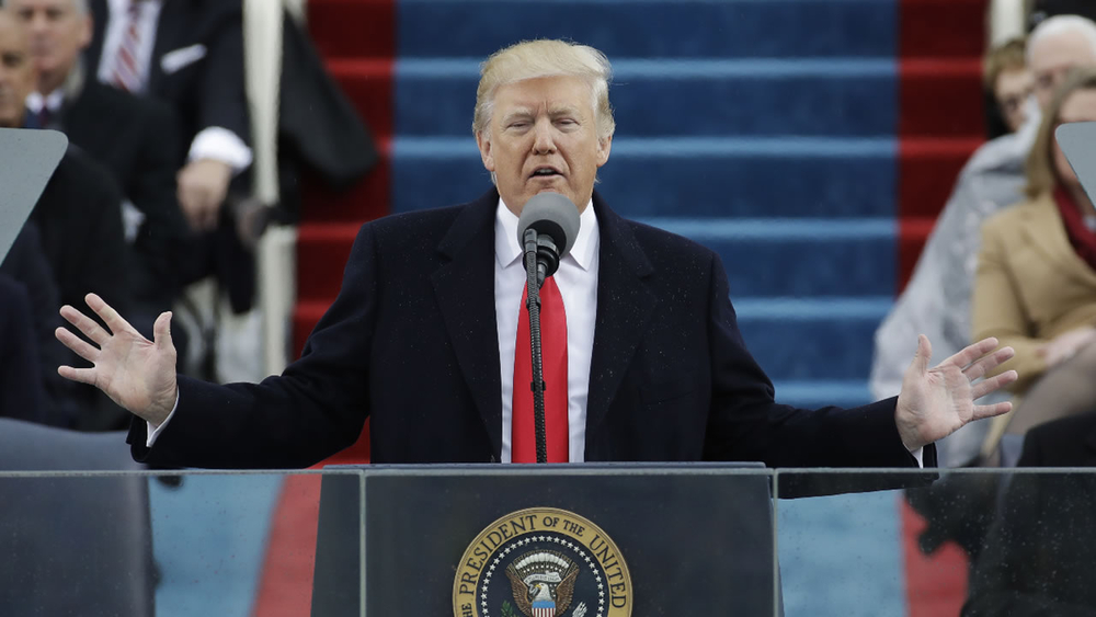 President Donald Trump delivers Inaugural Address