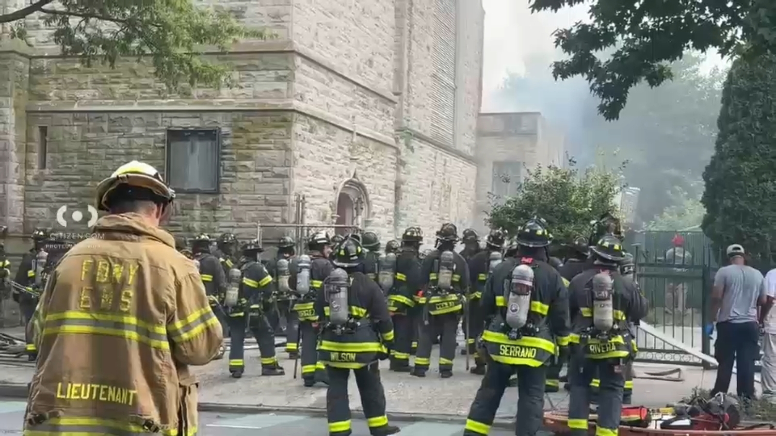 Fire damages historic Bronx church in West Farms