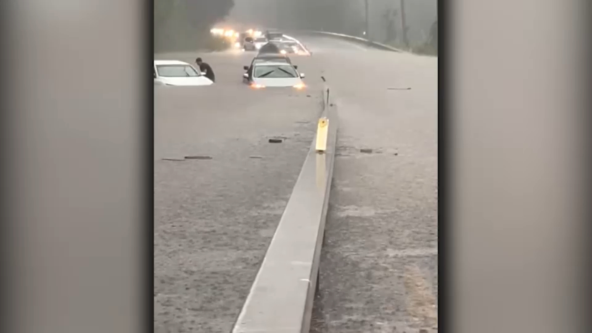 Dozens of vehicles abandoned in Westchester after flash flooding