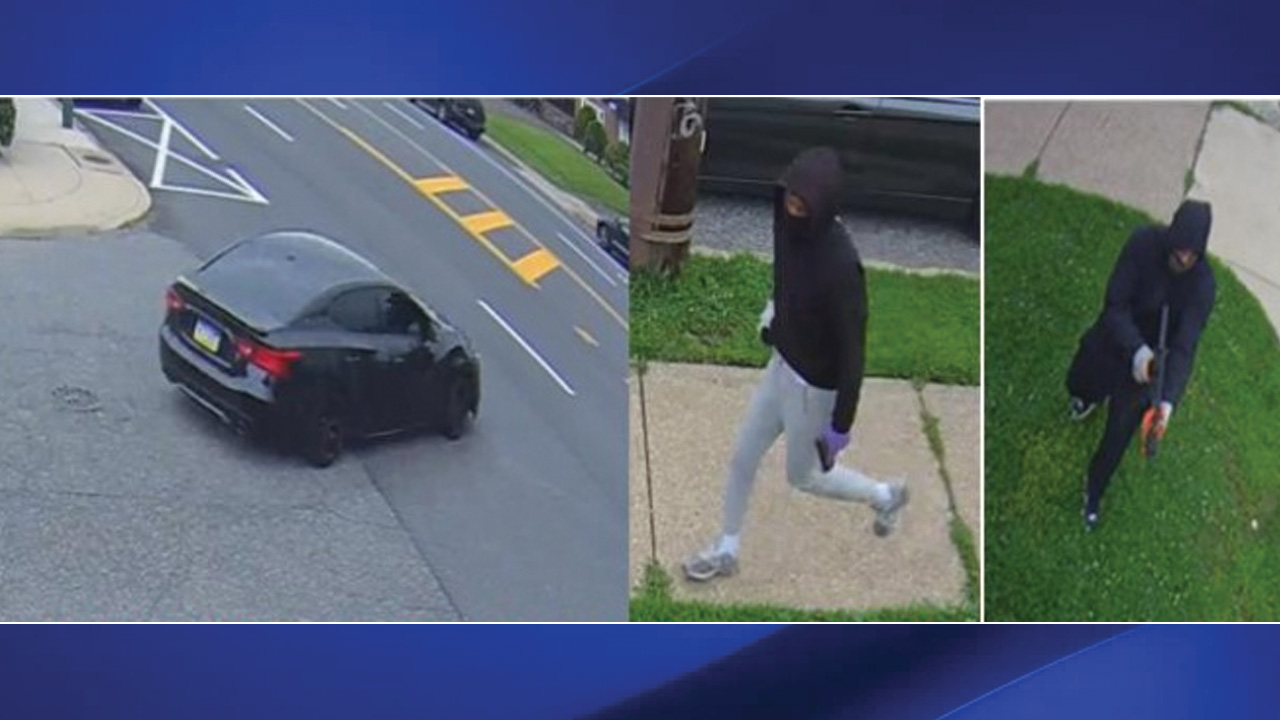 IMAGE: Police are searching for these suspects in connection with the attempted heist of an armored truck in the city's Rhawnhurst section on July 15, 2025.