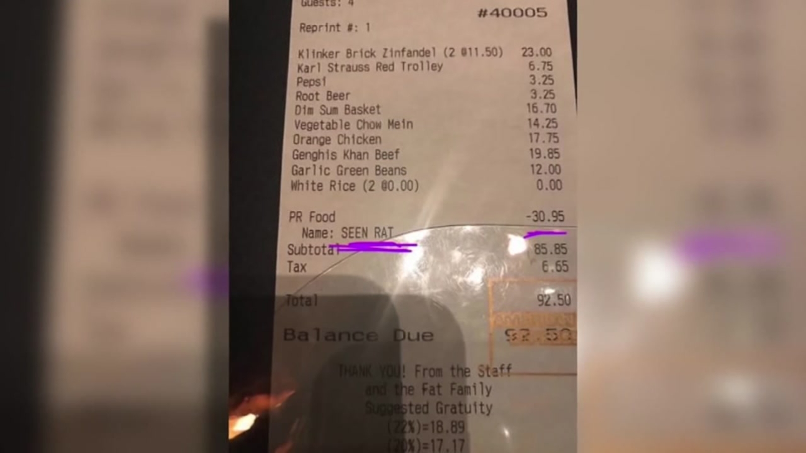 Diner gets 'rat spotting' discount 6abc Philadelphia
