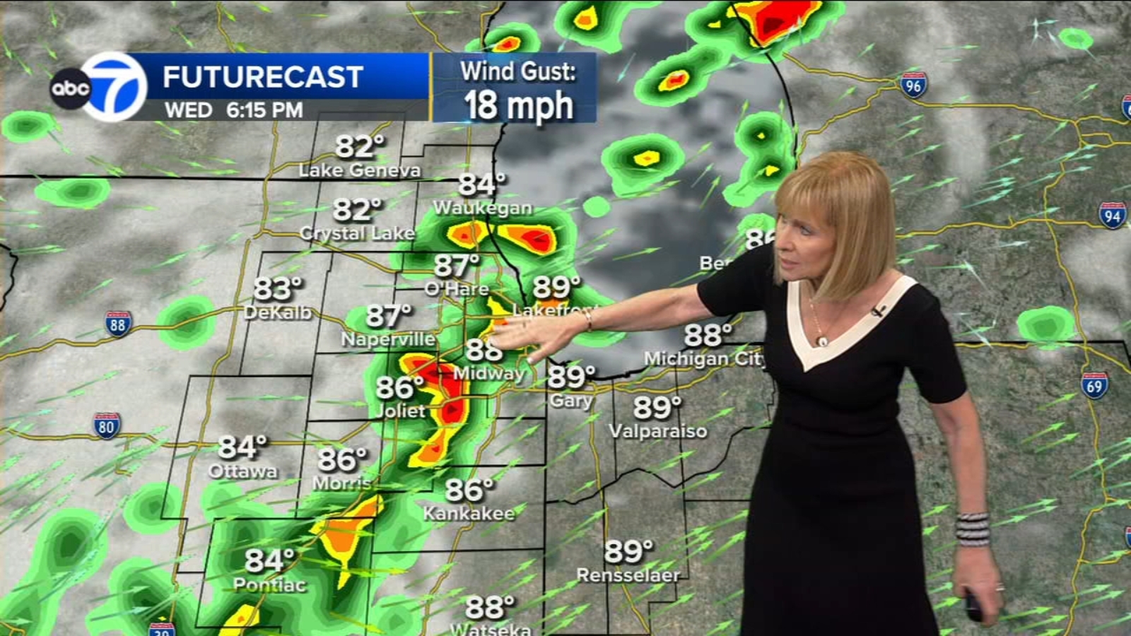 Chicago weather forecast today includes chance of storms, Severe