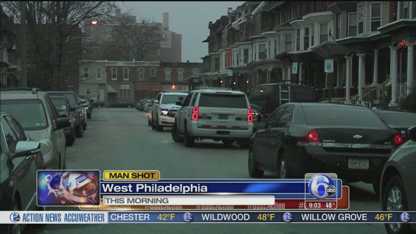 Shooting victim collapses on woman's porch in West Philadelphia - 6abc ...