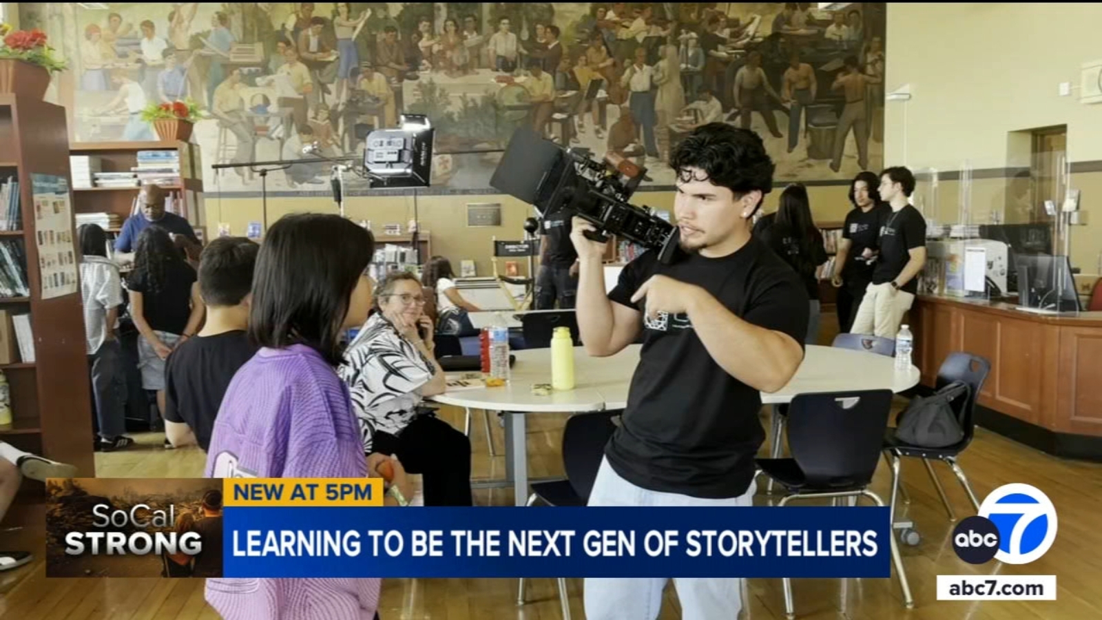 Students gets hands-on experience using technology to help recreate items teacher lost in Eaton fire