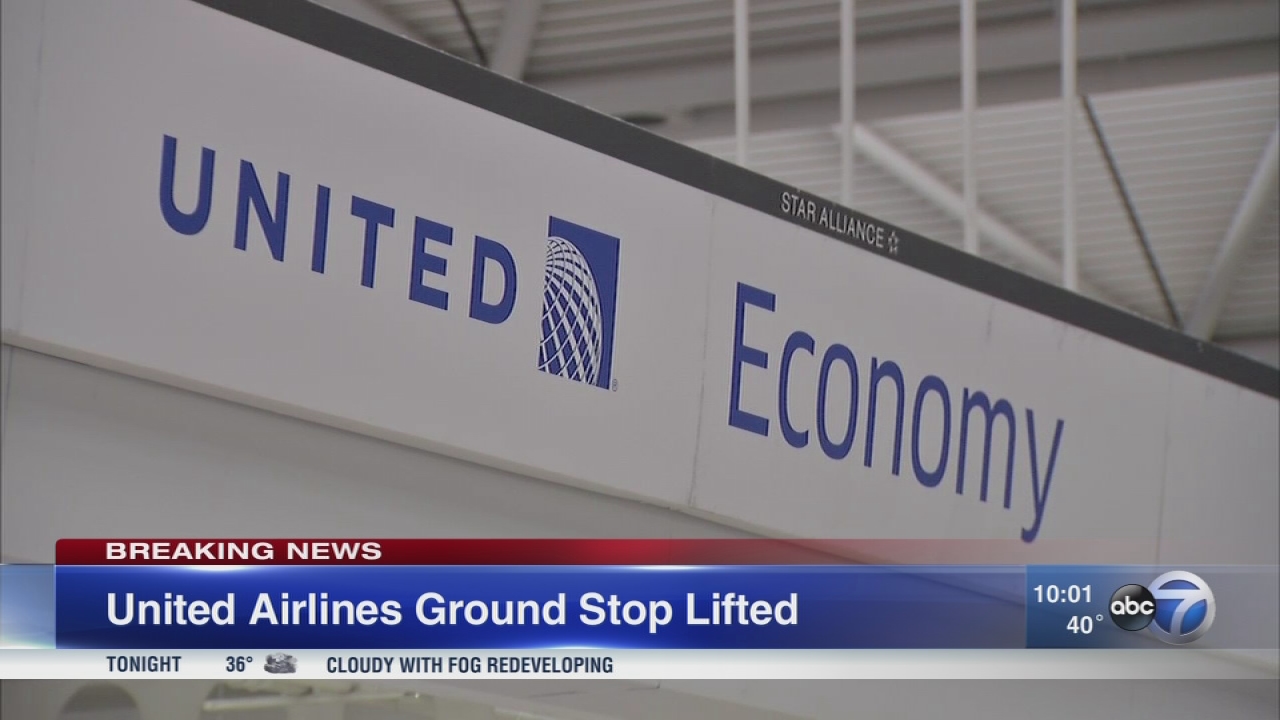 United Airlines ground stop lifted after computer problems
