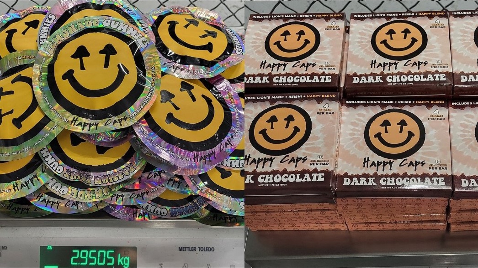 More than 12 lbs. of magic mushroom gummies, chocolate and capsules seized in Philadephia