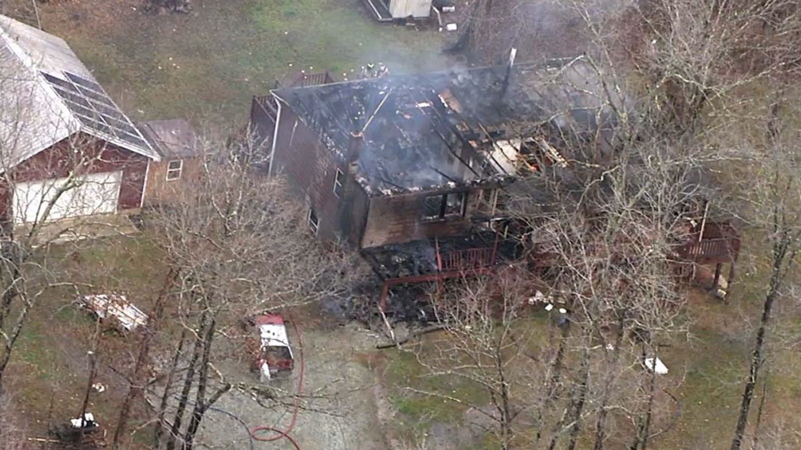 Home destroyed by fire north of Durham - ABC11 Raleigh-Durham