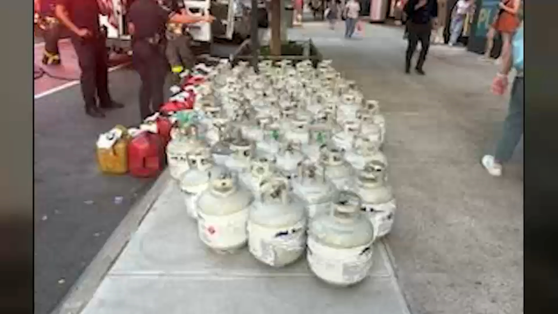 Man facing charges after dozens of propane tanks found in van