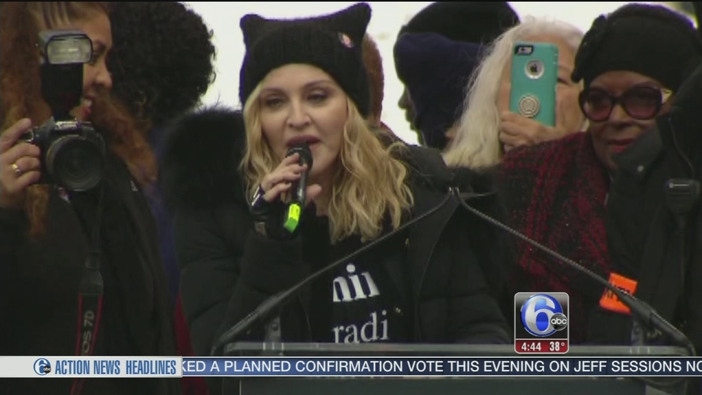 Madonna facing backlash for White House remark