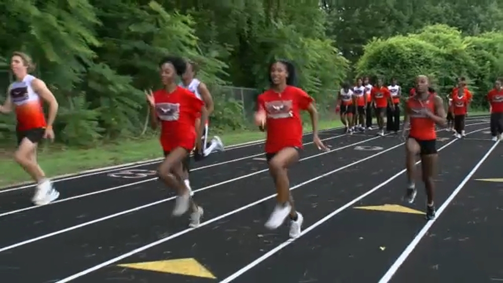 Raleigh track team preps for AAU Junior Olympic Games