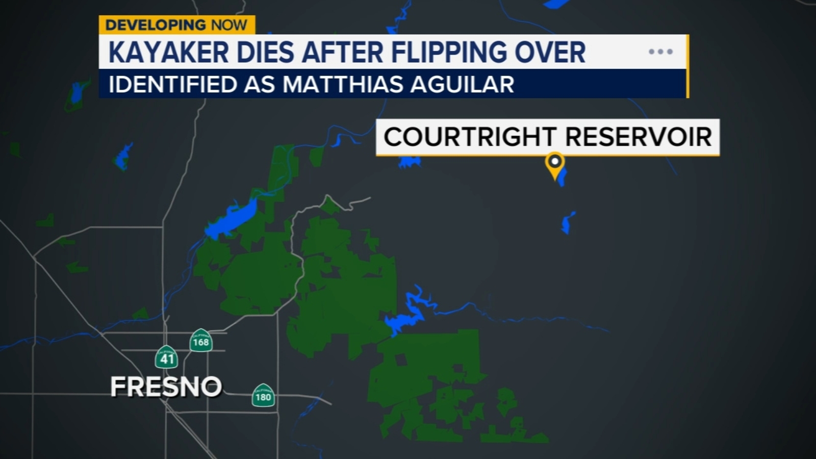 Kayaker who died after flipping over into Fresno County reservoir identified