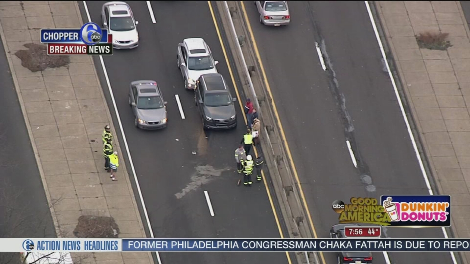 Multivehicle crash cleared on Route 1 in Bucks County 6abc Philadelphia
