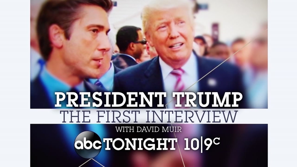 Watch President Donald Trump's first post-inauguration interview on ABC this Wednesday