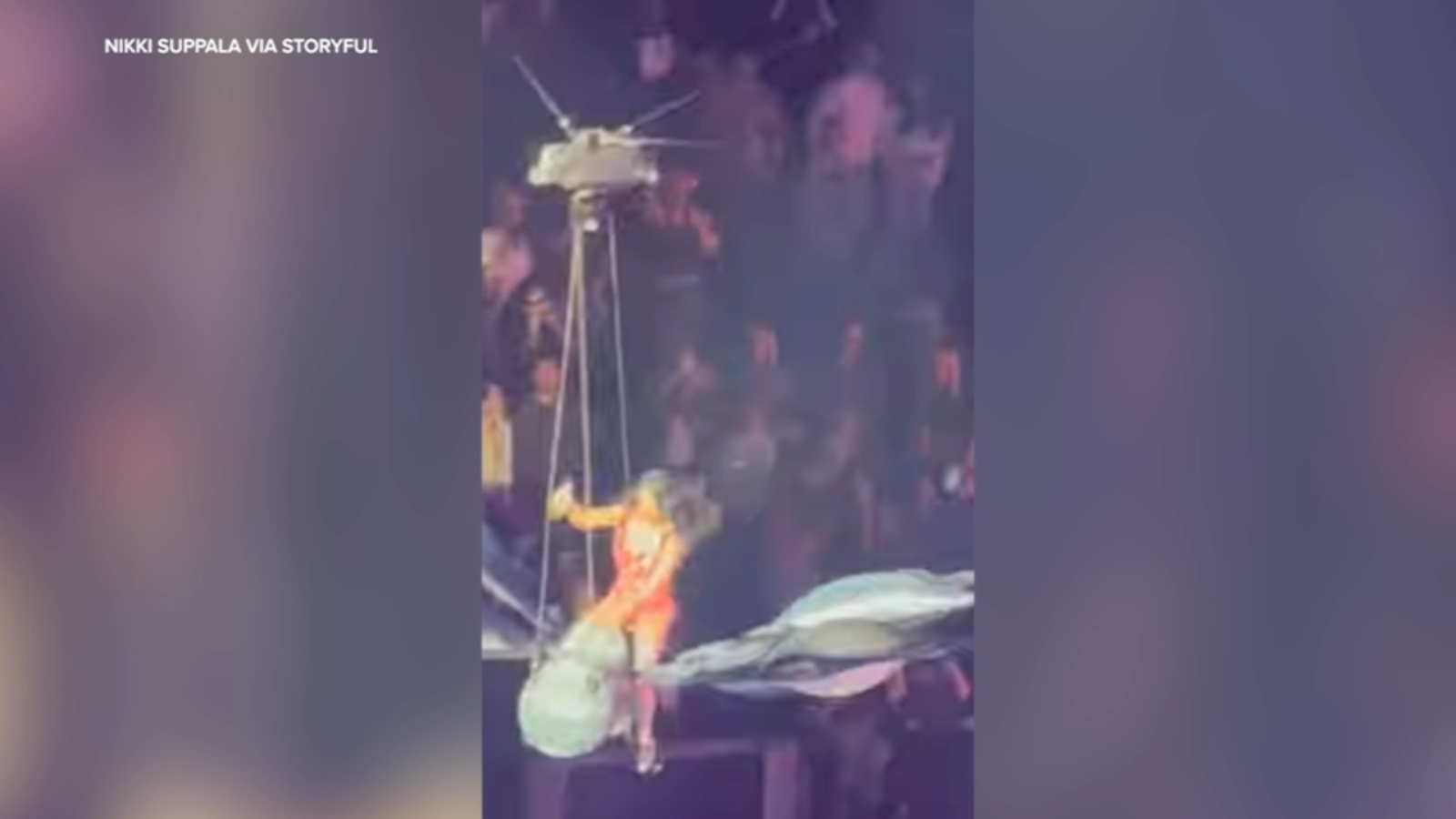 Katy Perry experiences frightening midair mishap during concert at San Francisco's Chase Center