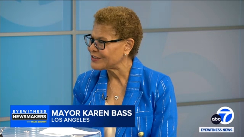 Mayor Karen Bass answers your questions on Eyewitness Newsmakers