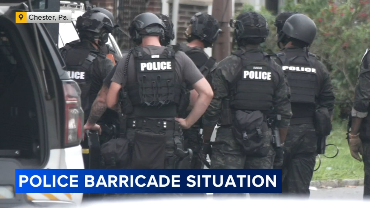 Barricade situation unfolds following shooting in Chester