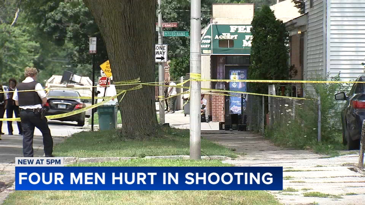 4 men injured in West Side shooting: CPD