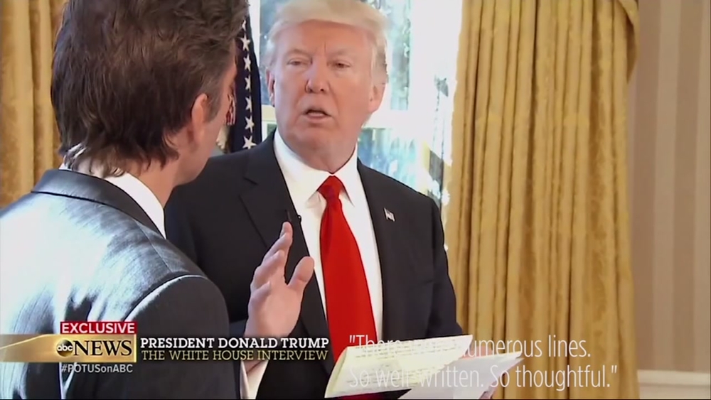 7 memorable moments from ABC News' interview with President Trump