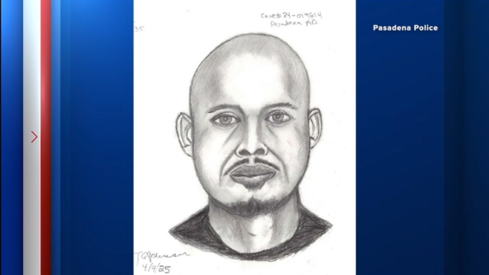 Pasadena police release sketch of wanted suspect accused of child sex ...