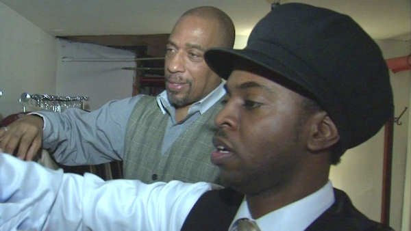 Formerly homeless man now helps others dress for success