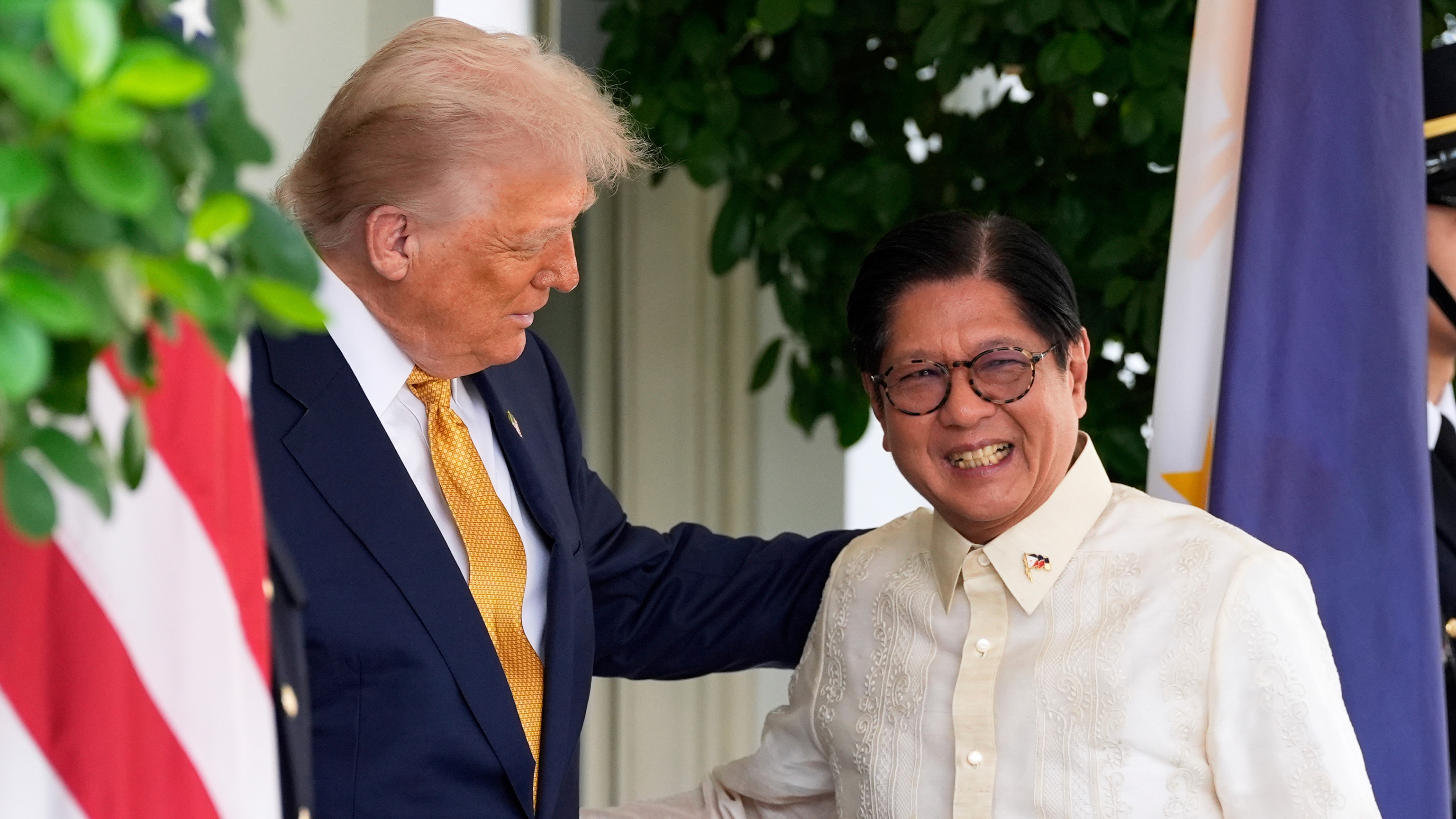 Trump welcomes Philippine leader Marcos at White House and says he thinks  there will be a trade deal - ABC7 New York