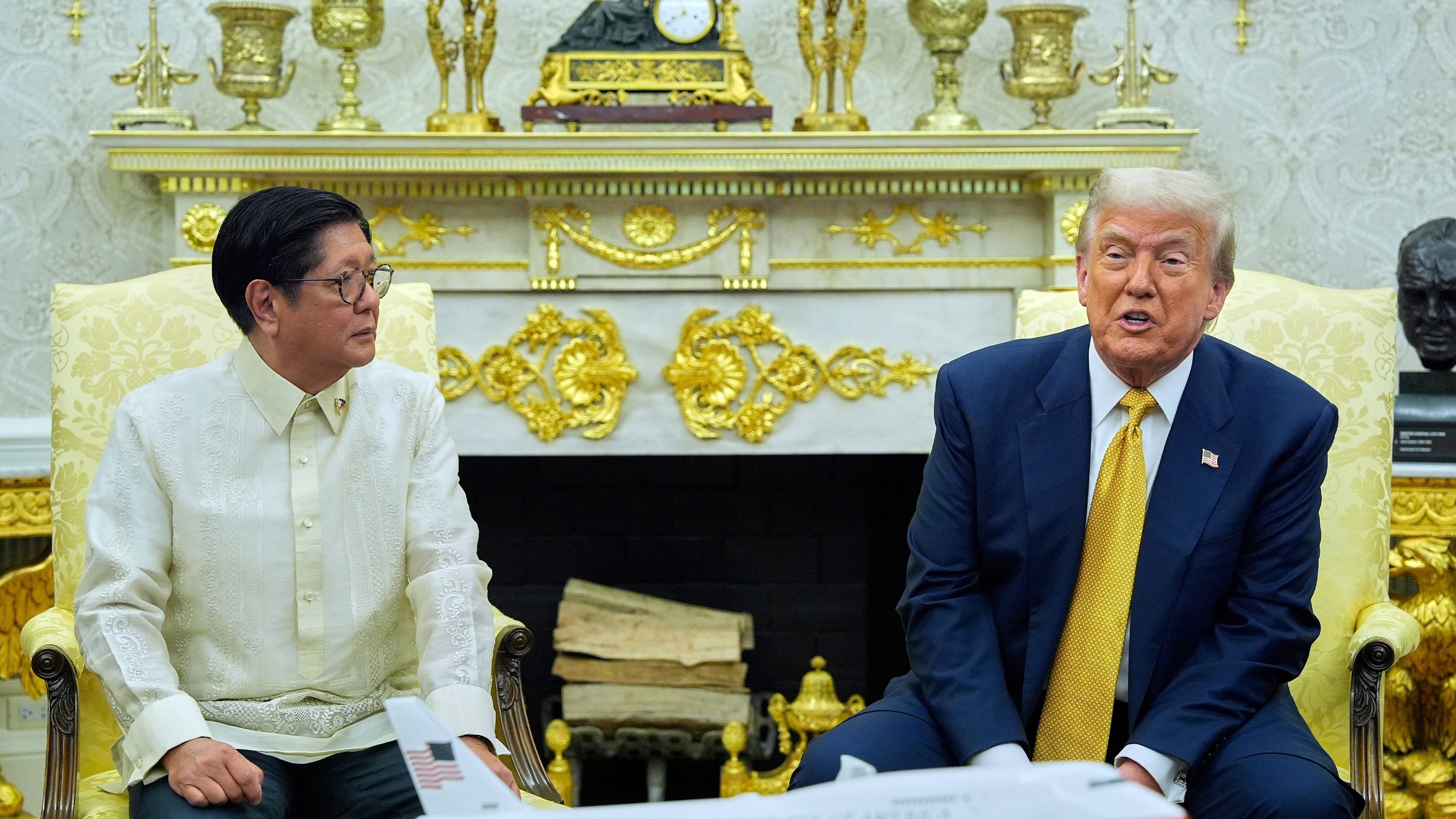 President Donald Trump will meet Filipino President Ferdinand Marcus Junior, at the White House Oval Office, on Tuesday, July 22, 2025, in Washington.