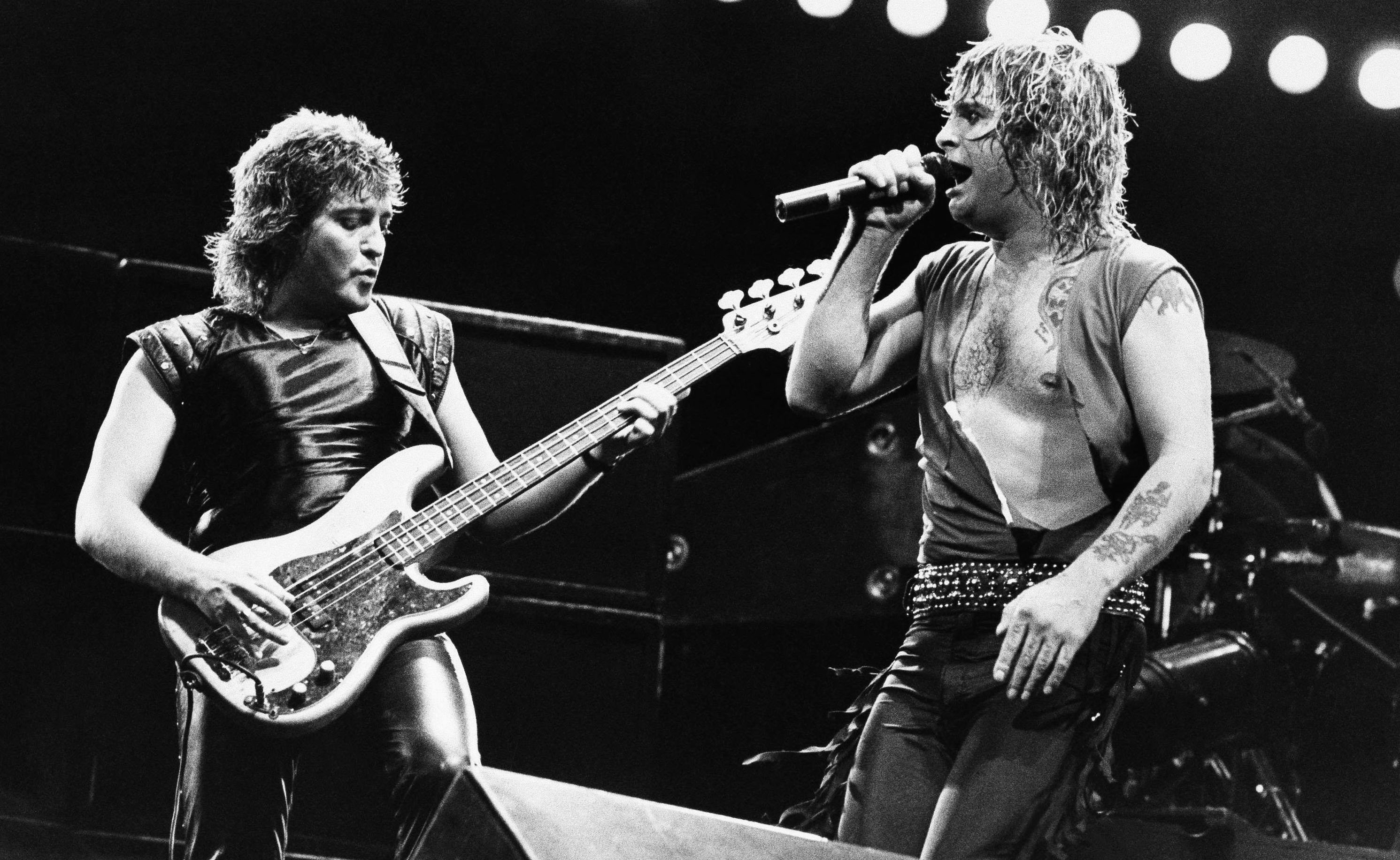 British heavy metal rock star Ozzy Osbourne performs at Rock in Rio, billed as the biggest rock music festival ever, in Rio De Janeiro, Brazil, Jan. 20, 1985.