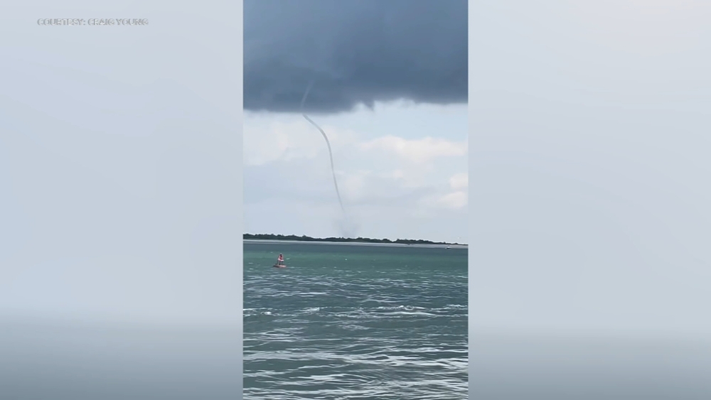 Waterspout spotted in New Jersey