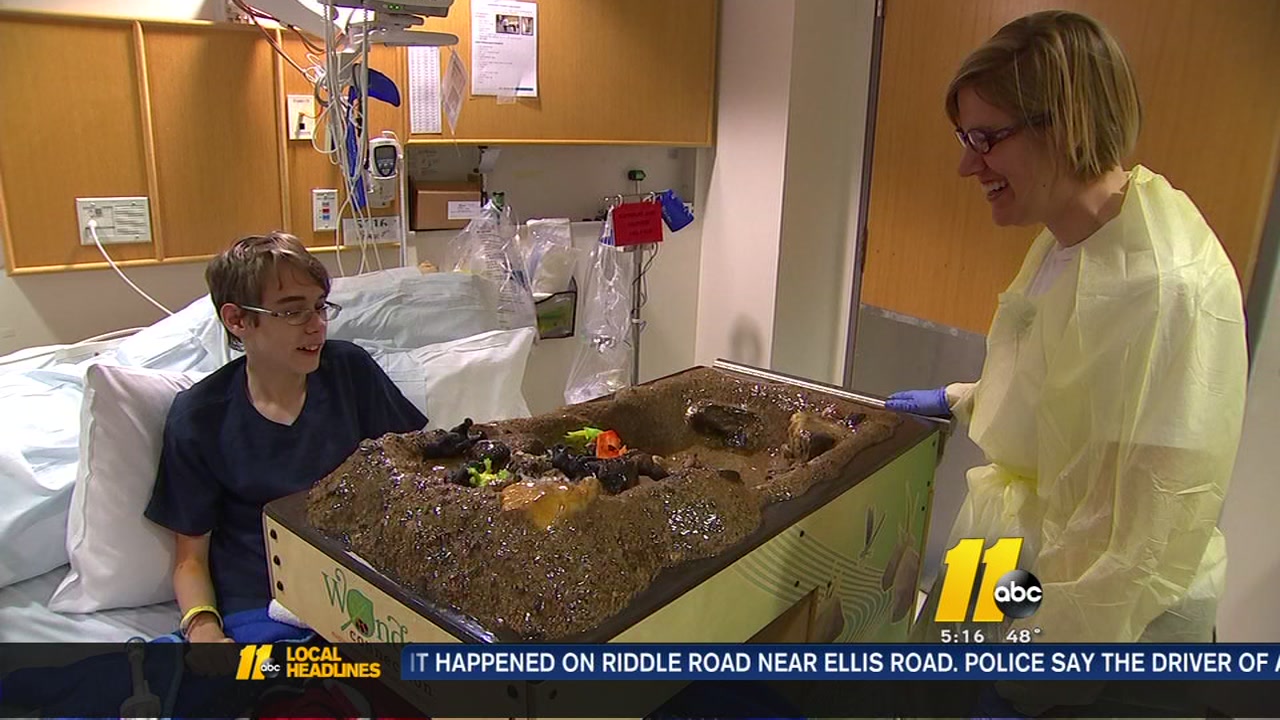Portable creek comes to UNC Hospitals