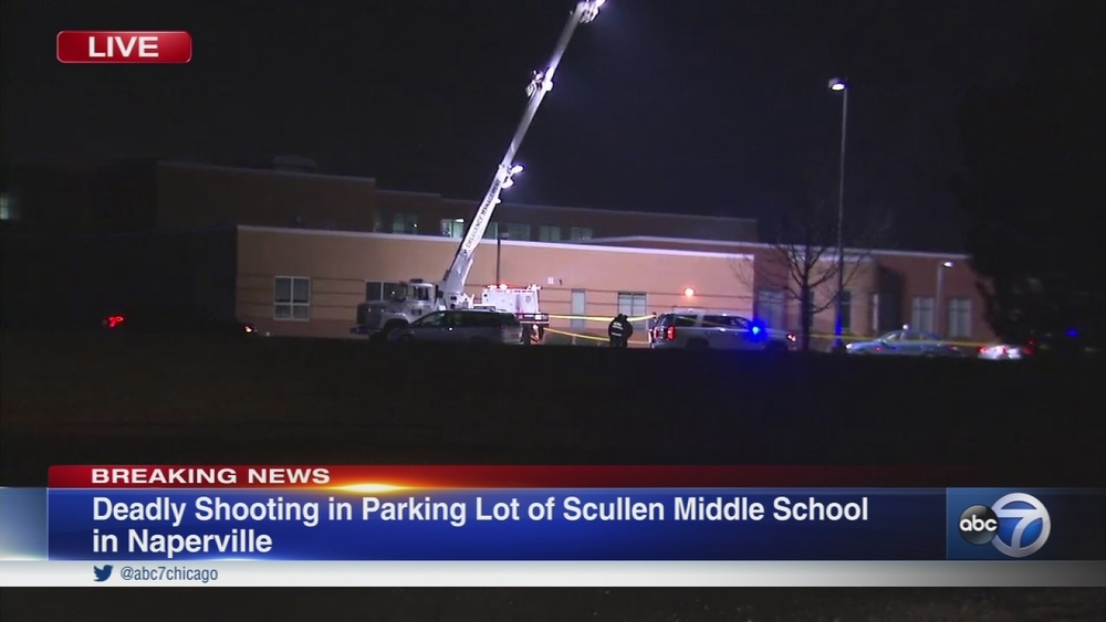 1 fatally shot in parking lot of Naperville middle school