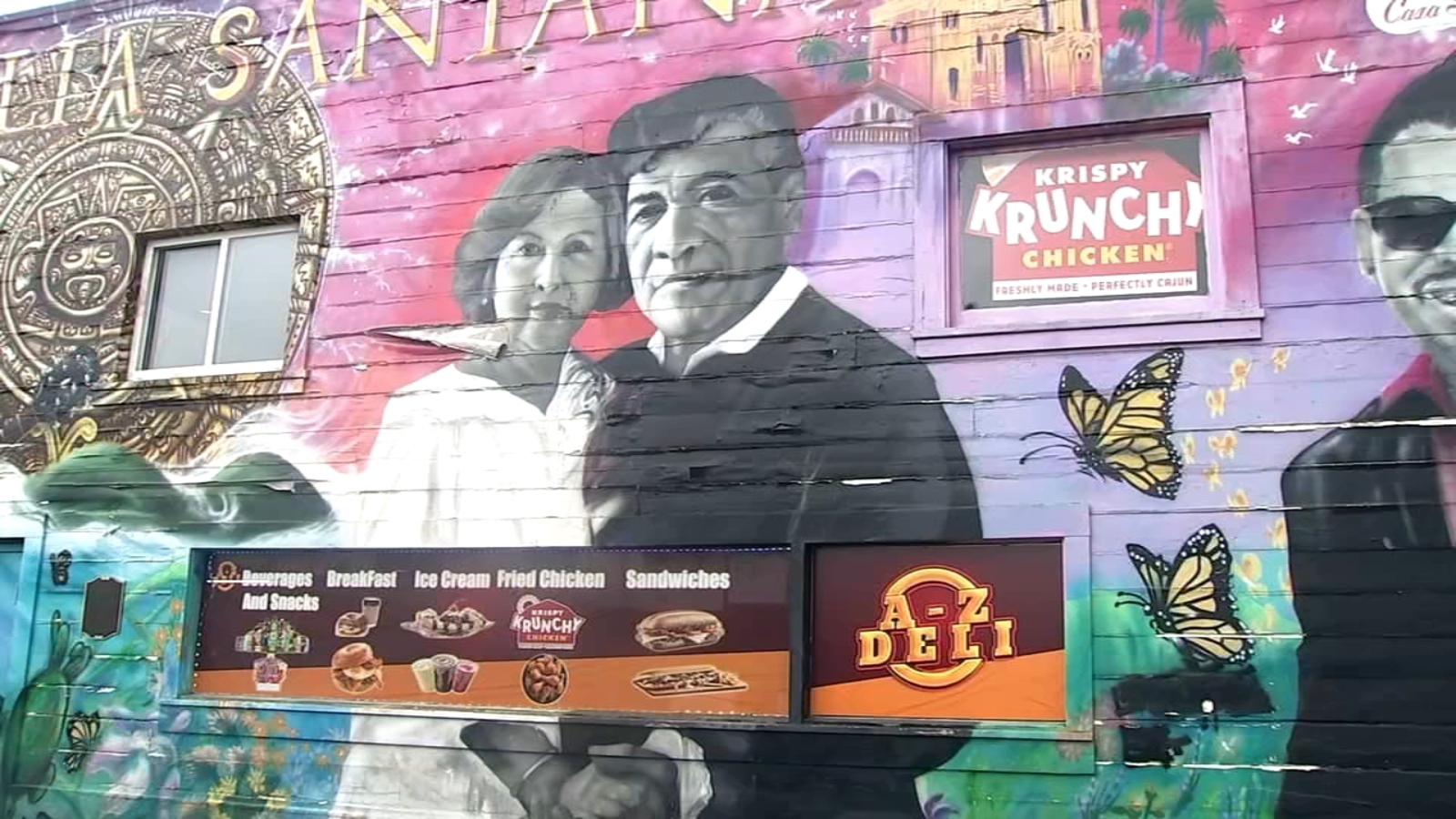 'It's disrespectful': Fried chicken ad found below mural of Carlos Santana in San Francisco