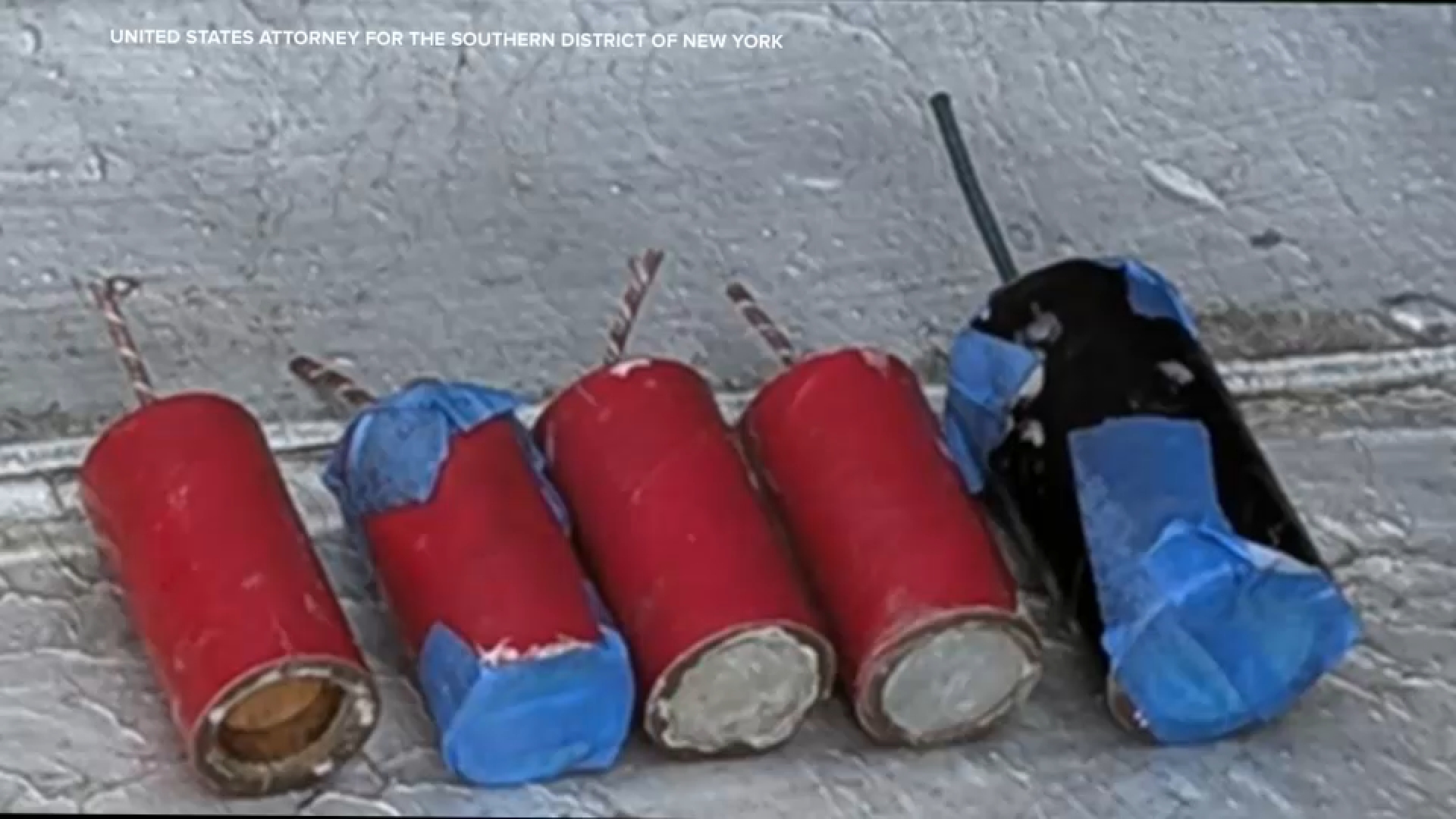Man charged with buillding explosives and placing them around Manhattan