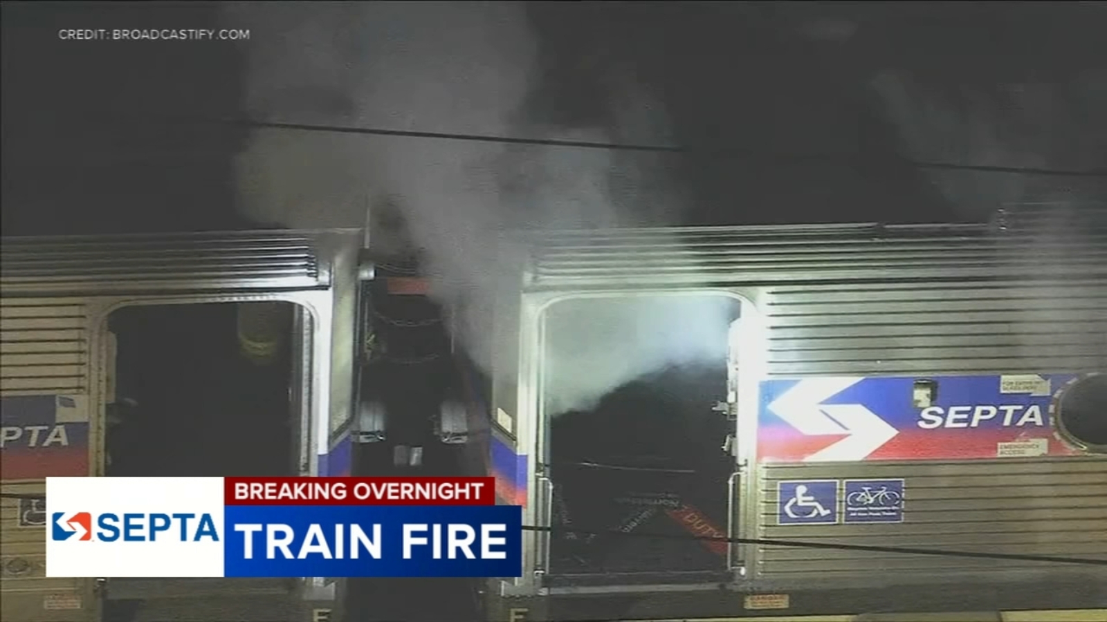 SEPTA employee, firefighter injured after train fire at Paoli Station ...