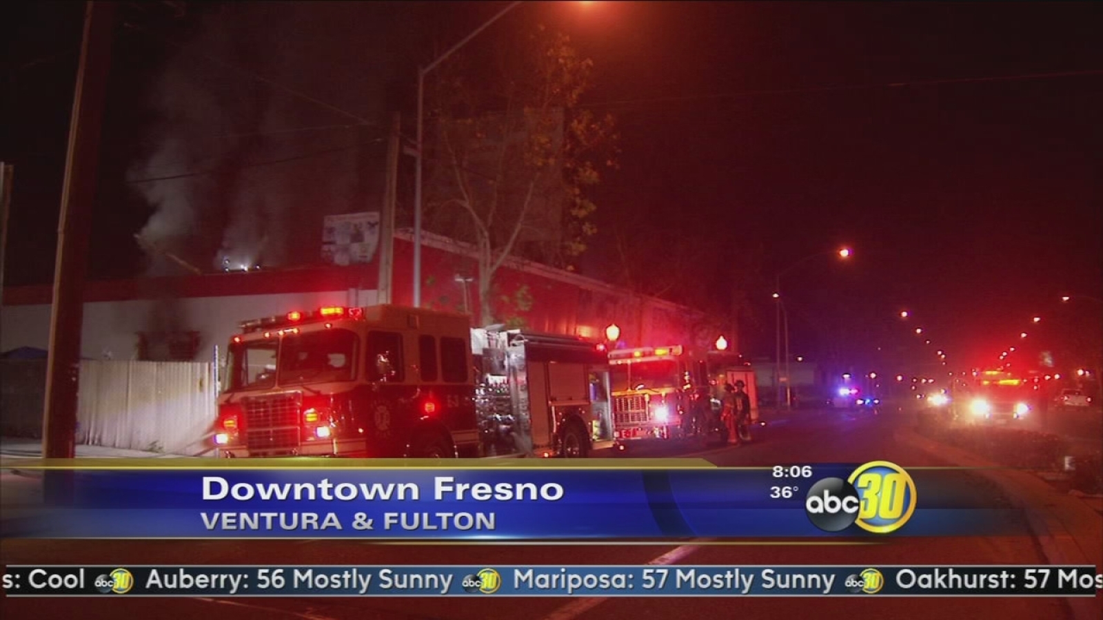 Firefighter hurt battling fire in Downtown Fresno ABC30 Fresno