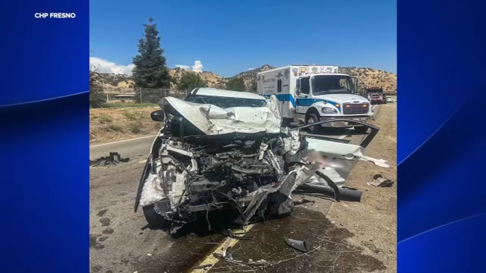 3 hospitalized in head-on crash on Highway 180 in Fresno County, CHP says