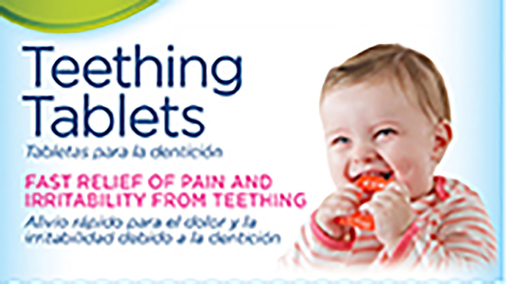 Traces of toxic substance found in popular teething tablets