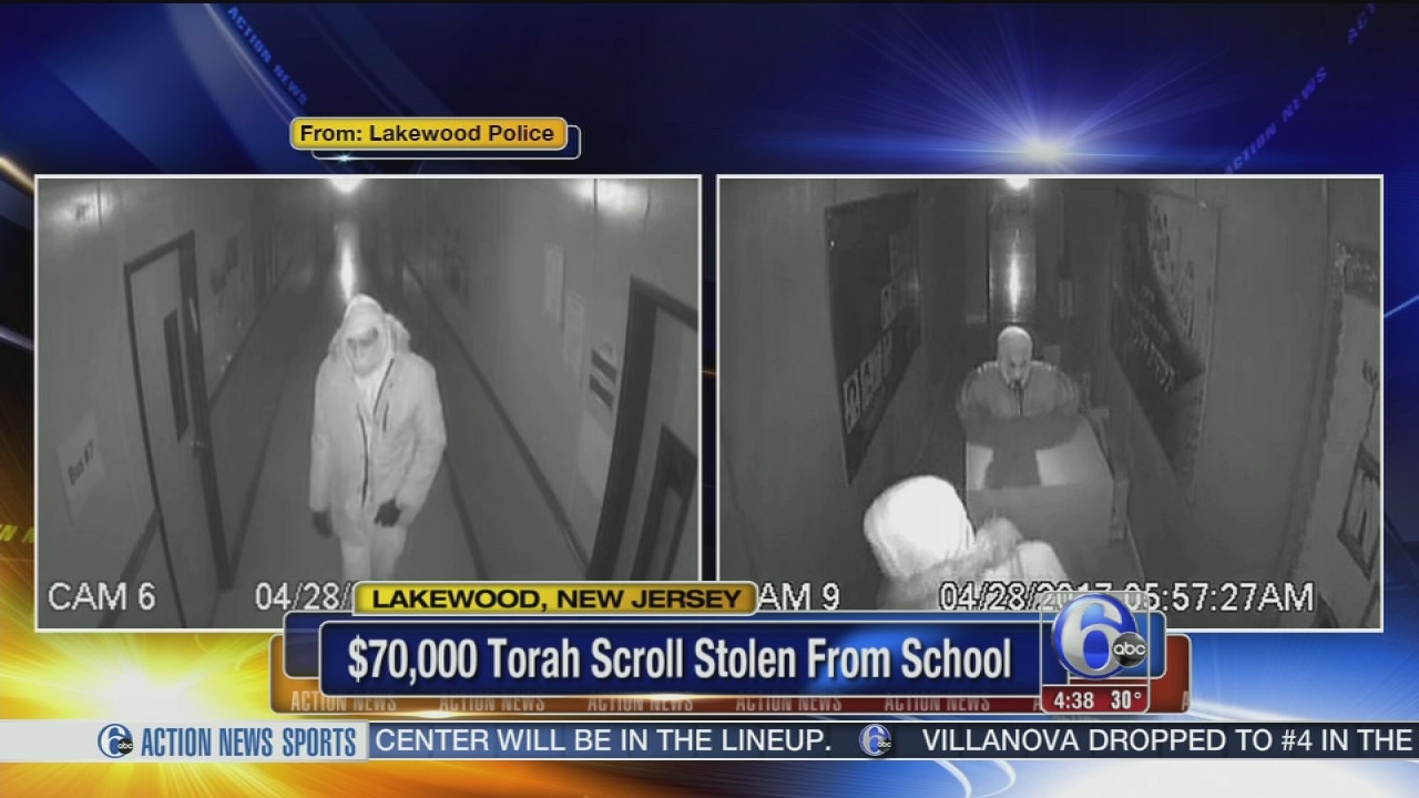 Torah scroll stolen from Ocean County school