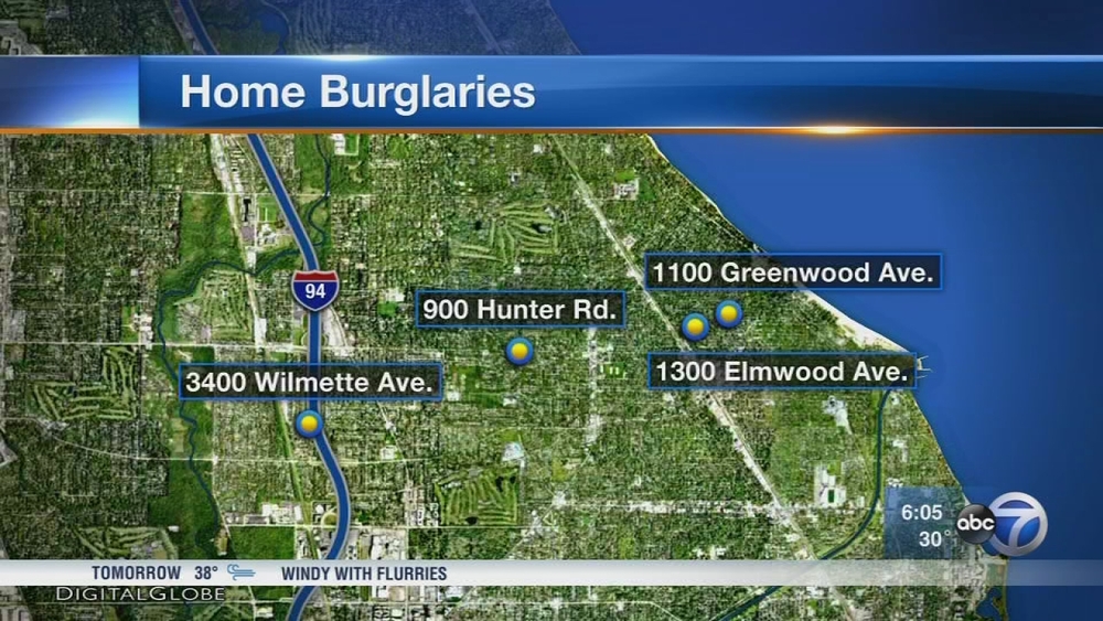 North shore home burglaries