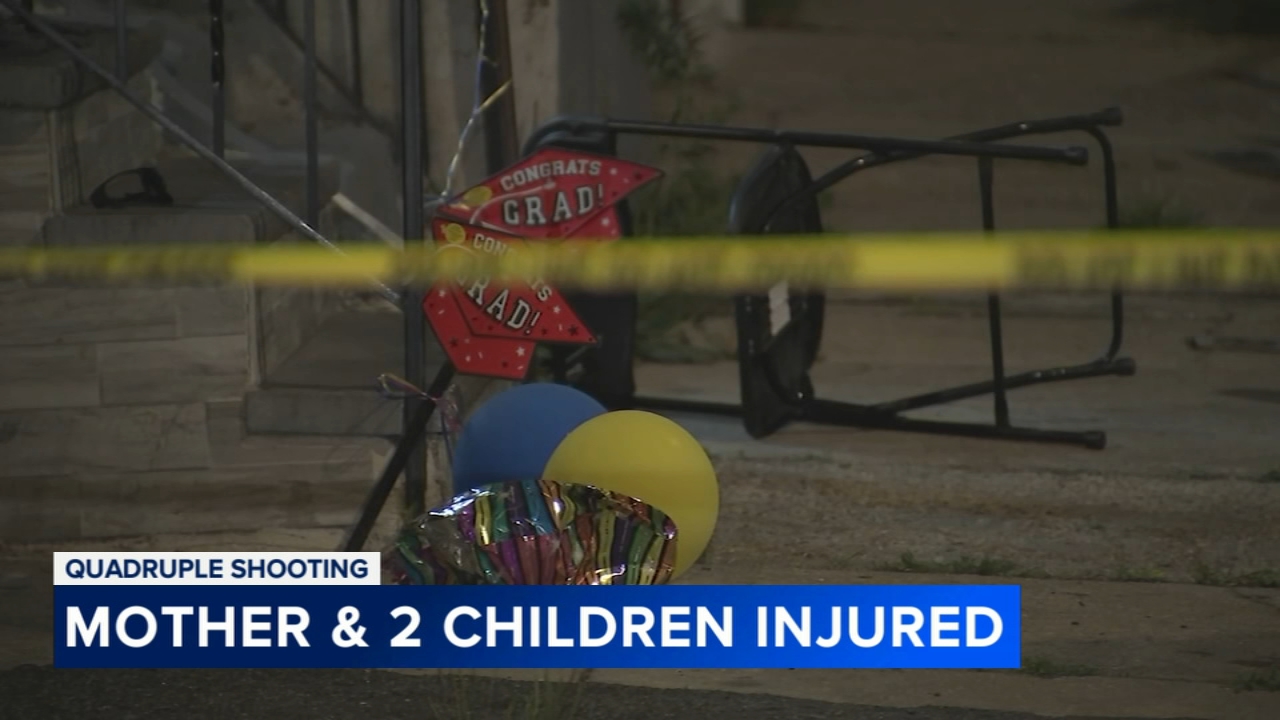 Mother, 2 kids among injured in shooting outside home: Police