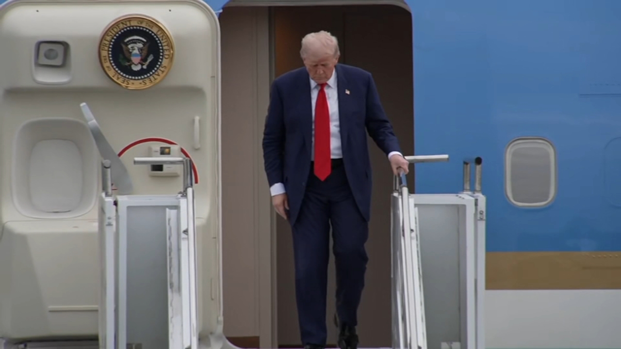 Trump arrives in Scotland for 'working visit'